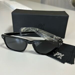 NWT Men's PX Polarized Black Sunglasses